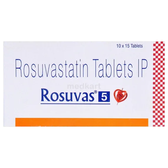 rosuvas 5mg tablet 15's